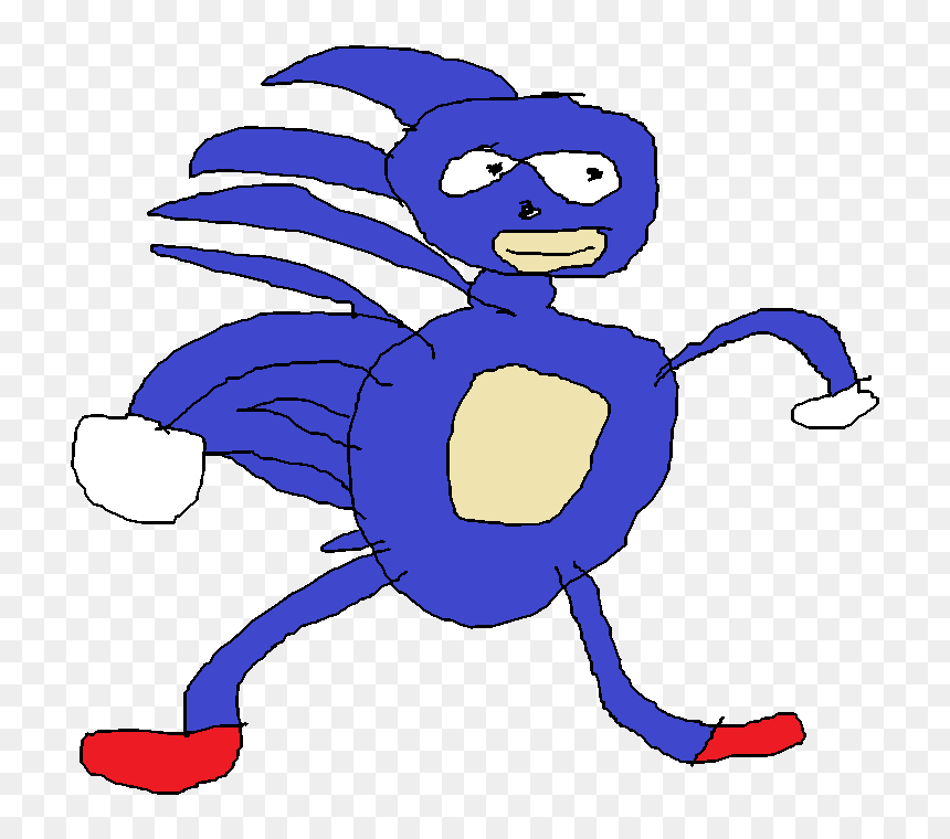 Download Hd You Blocked @jessicapowlaws1 - Sonic Meme, HD Png Download - sanic png
