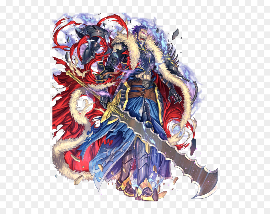 Ashnard Mad King Btlface D - Fire Emblem Heroes, HD Png Download - fire .png