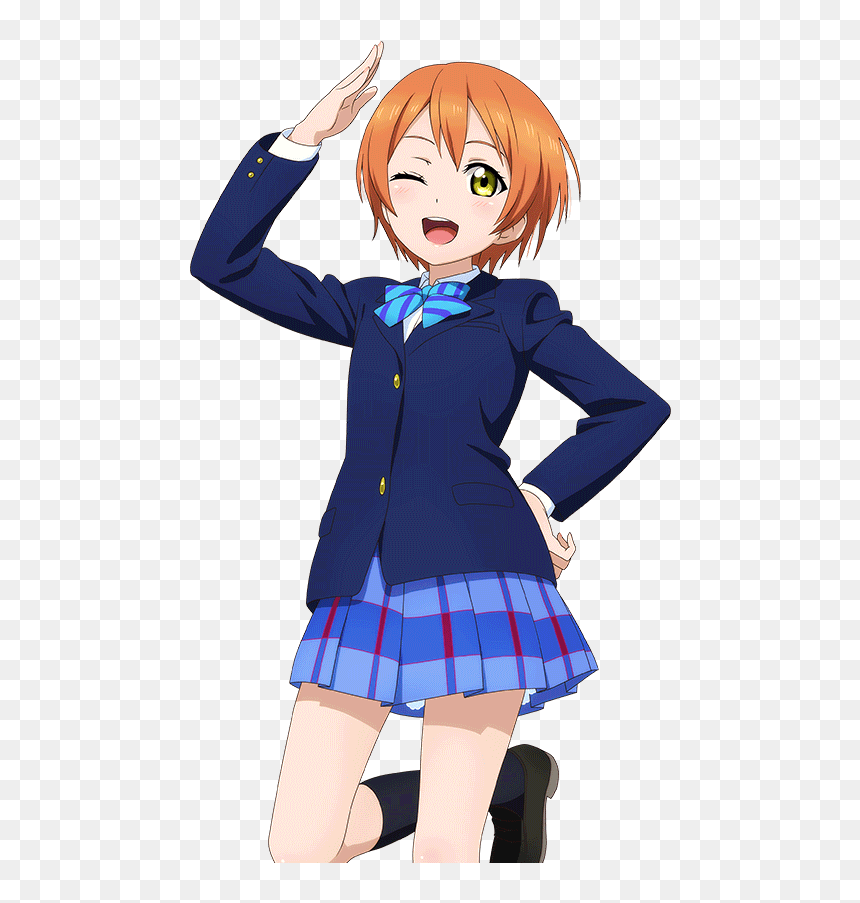 Rin Hoshizora - Love Live Rin Hoshizora, HD Png Download - love live png