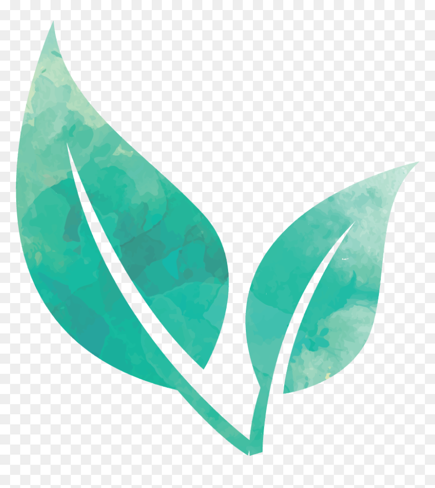 Watercolor Leaf Png - Leaf Logo Png Hd, Transparent Png - watercolor leaves png