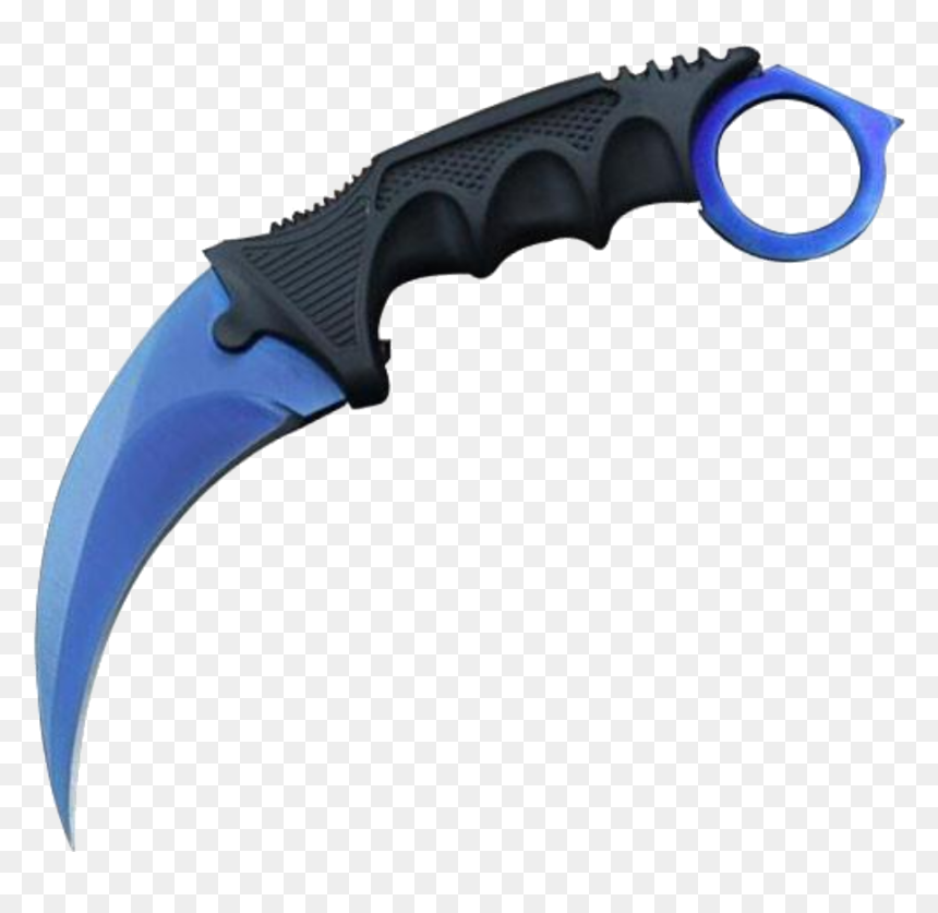 #karambit #karambitlore #blue #bluekarambit #csgo #knife - Karambit Knife Cs Go Blue, HD Png Download - csgo knife png