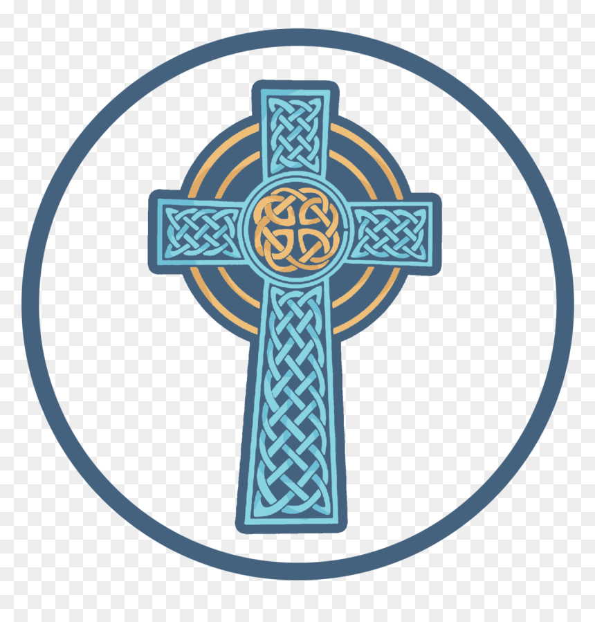 Decal Guru Celtic Knot Cross Wall Decal, Black , Png - Celtic Cross Png, Transparent Png - celtic cross png