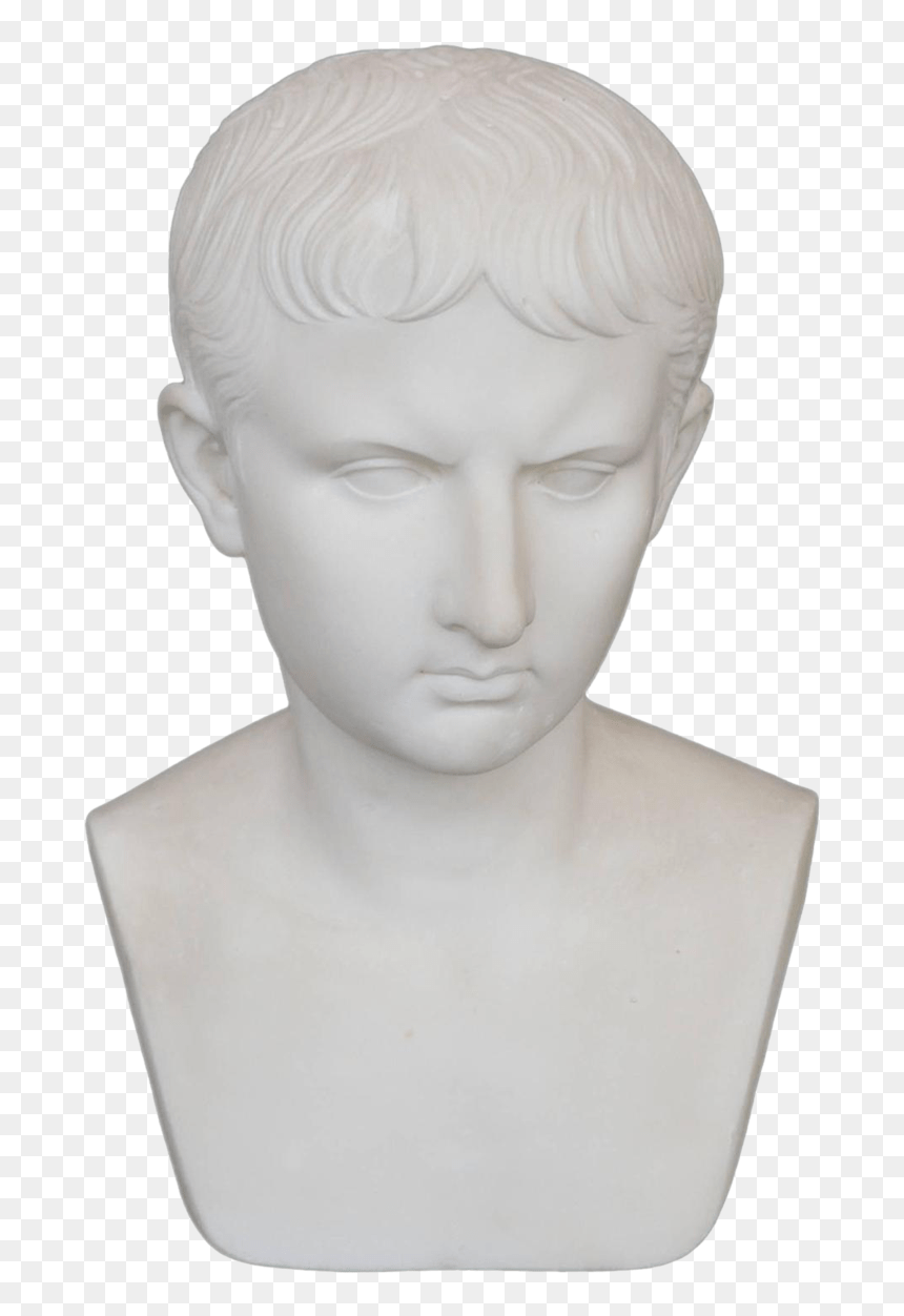 Solid Marble Bust Clip Arts - Bust, HD Png Download - greek statue png
