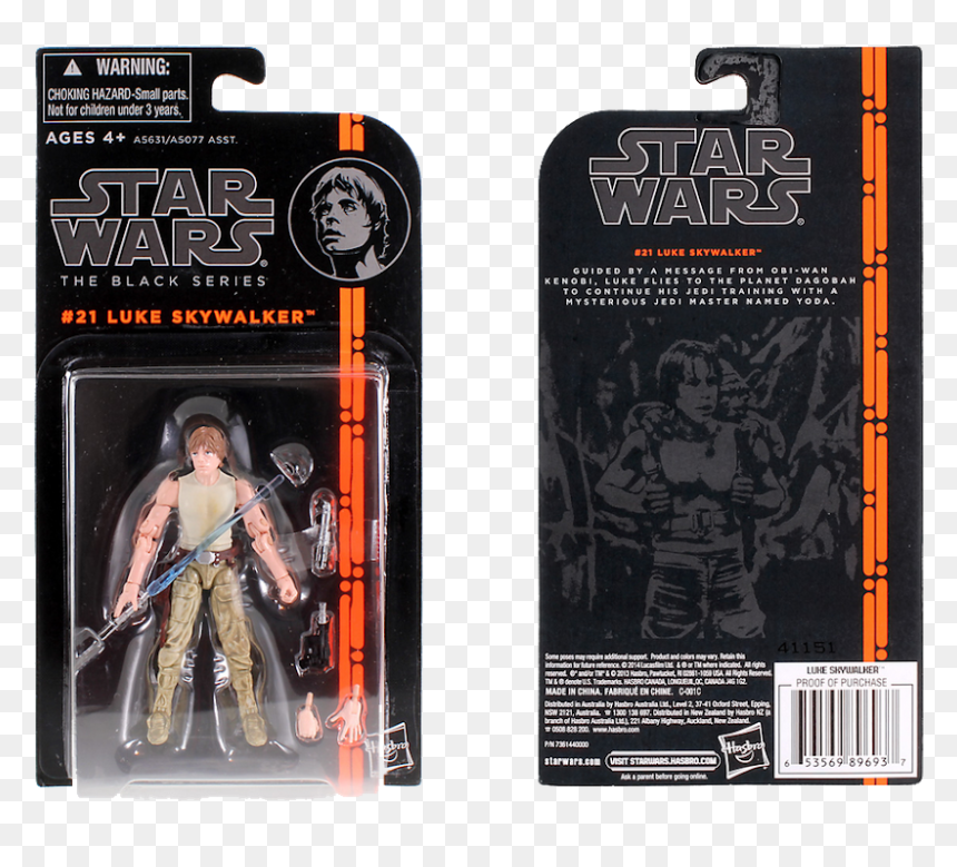 Star Wars: The Black Series, HD Png Download - luke skywalker png