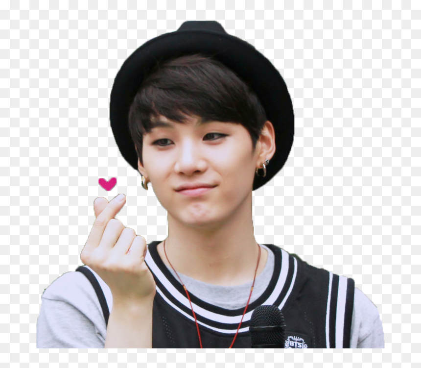 76 Images About Suga Png On We Heart It - Heart With Fingers Korean, Transparent Png - suga png
