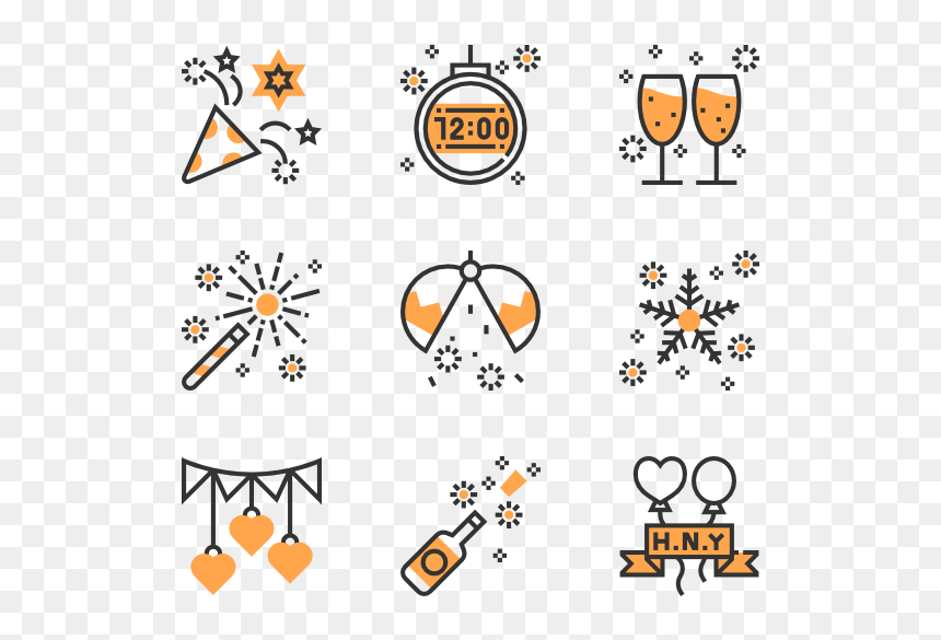 Star Icon Vector Png New Year - New Year Vector Icon, Transparent Png - star icon png