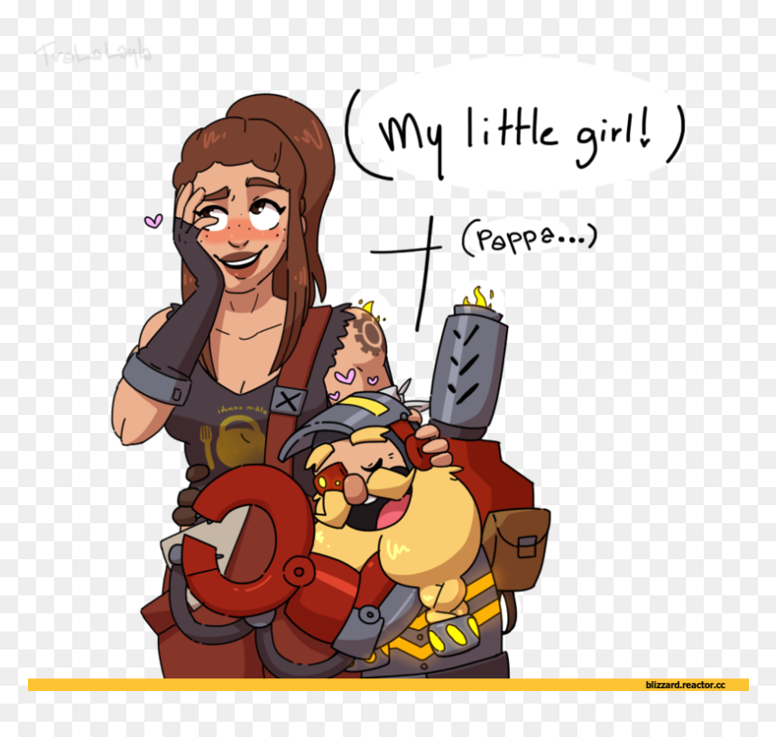 Stupid Drawing Overwatch - Brigitte And Torbjorn, HD Png Download - torbjorn png
