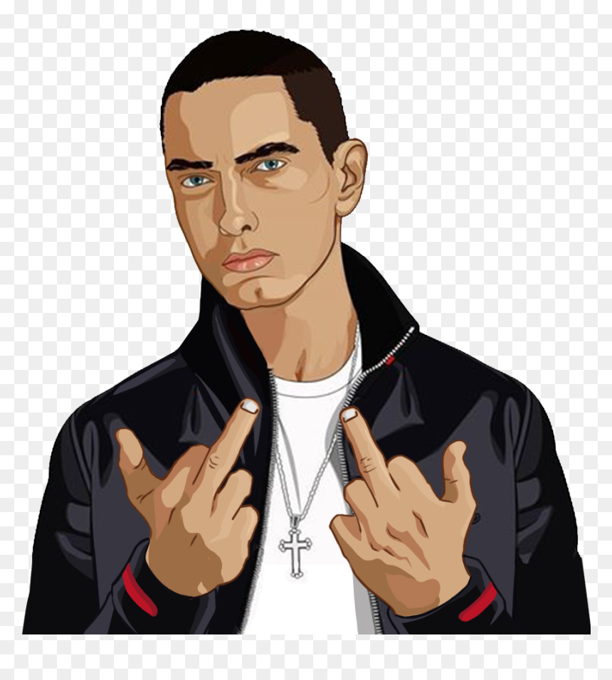 Eminem Pocket T - Illustration, HD Png Download - eminem png