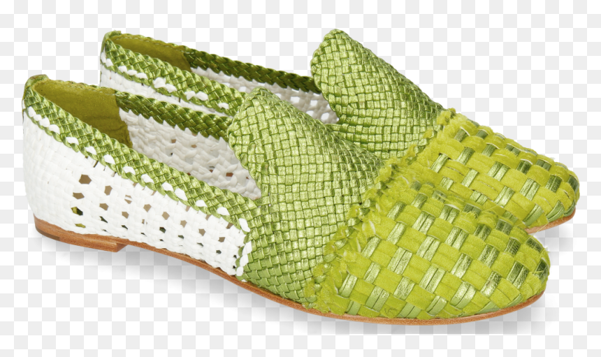 Loafers Kate 24 Woven Satin Greenery - Slip-on Shoe, HD Png Download - greenery png