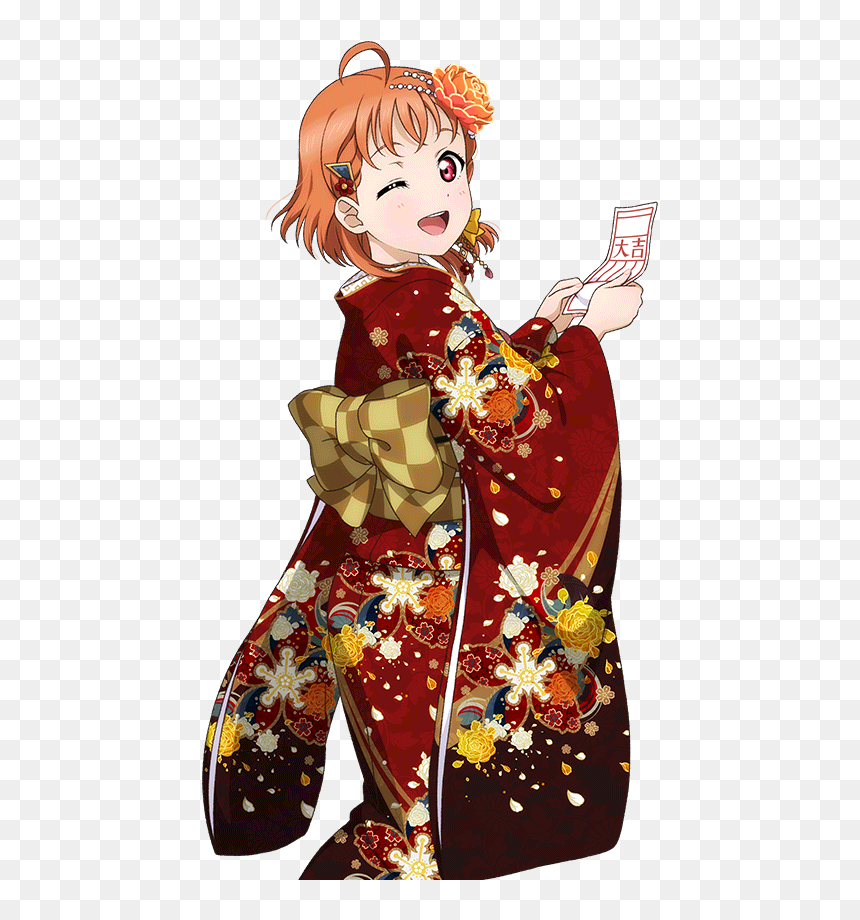 Love Live Sunshine Kimono Chicka Clipart , Png Download - Love Live Sunshine Png, Transparent Png - love live png