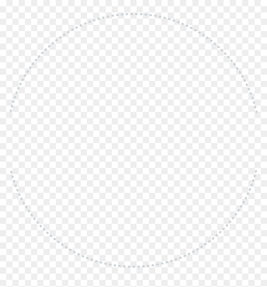 Circle Of Dots Transparent & Png Clipart Free Download - Circle, Png Download - dotted circle png
