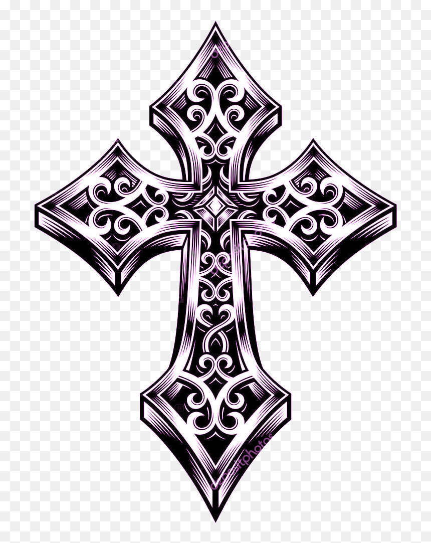 Celtic Cross Christian Cross Christianity - Celtic Cross Tattoo, HD Png Download - celtic cross png