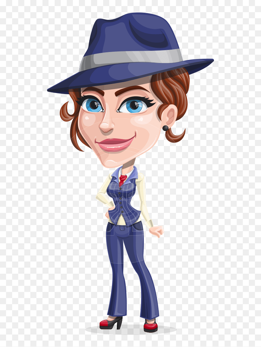 Lucia The Gangster Woman - Girl Gangster Png Cartoon, Transparent Png - gangster png