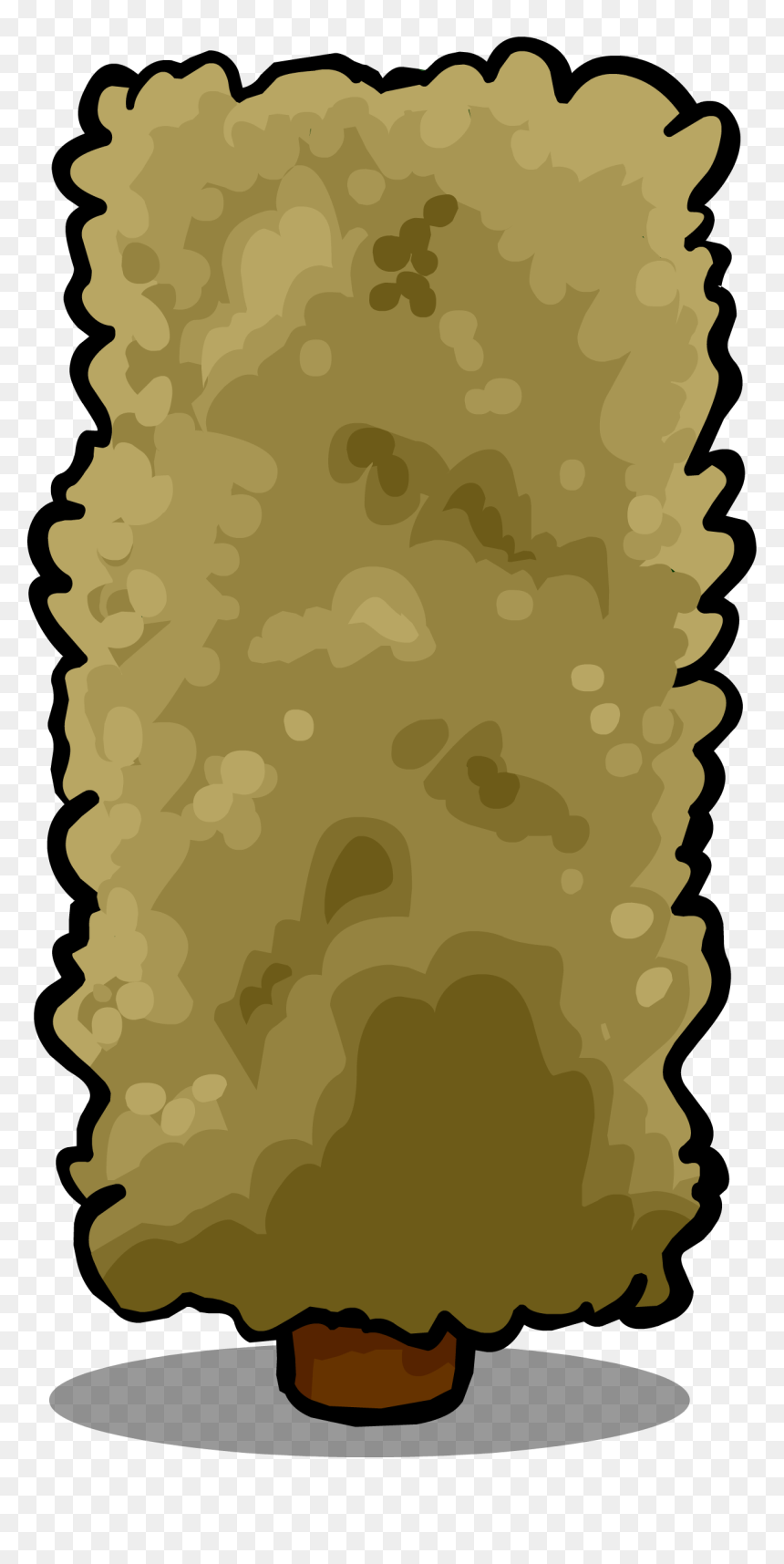 Hedge Tree Sprite - Club Penguin Hedge, HD Png Download - hedge png