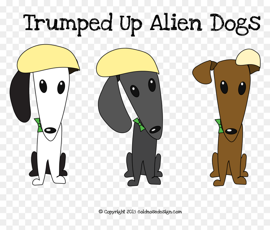 Alien Dogs With Donald Trump Hair - Clip Art, HD Png Download - donald trump hair png