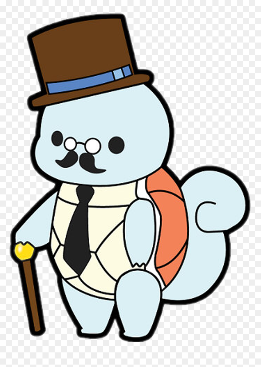 #squirtle #dapper #freetoedit - Pokemon Memes, HD Png Download - squirtle png