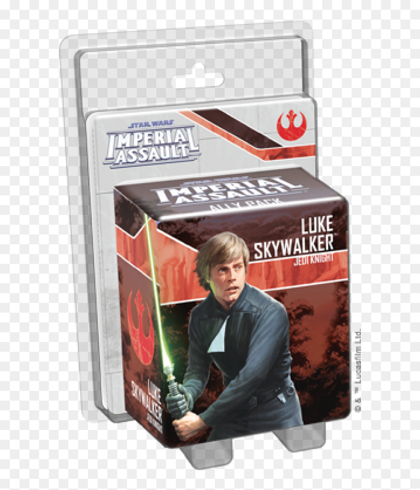 Star Wars Imperial Assault Luke Skywalker Jedi Knight - Jedi, HD Png Download - luke skywalker png