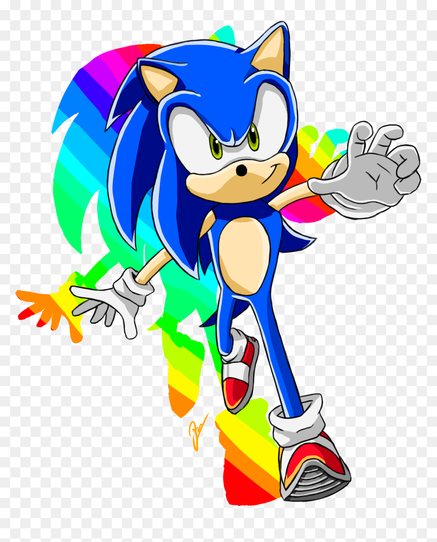 Sanic Drawing Paper - Cartoon, HD Png Download - sanic png