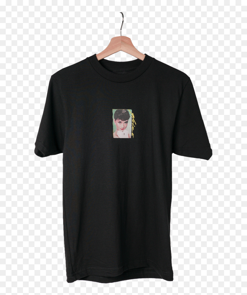 Black Audrey Tshirt, HD Png Download - black tshirt png