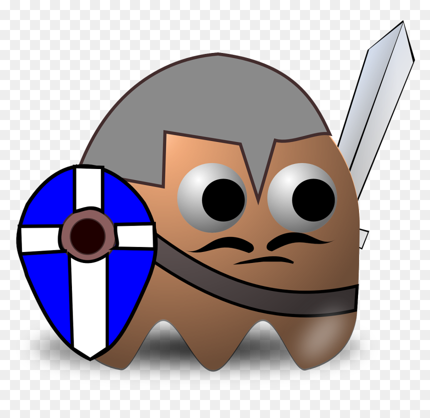 Knights Middle Ages Clipart, HD Png Download - pac man png