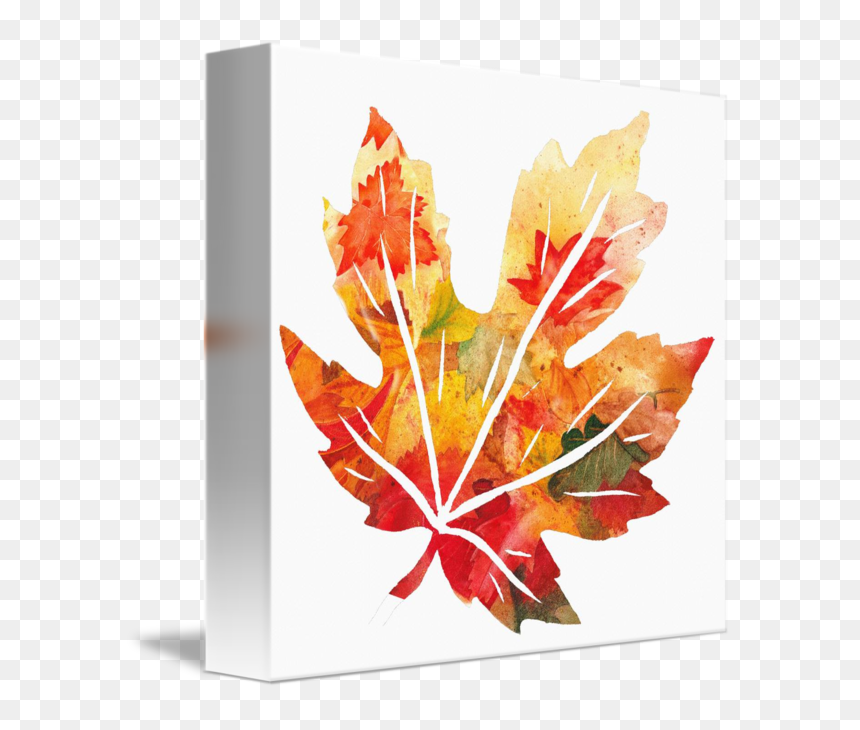 Maple Leaf Print, HD Png Download - watercolor leaves png