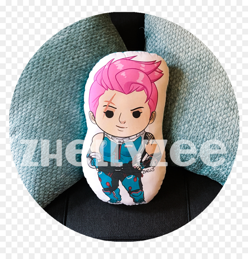 Zarya Pillow Plush , Png Download - Cartoon, Transparent Png - zarya png