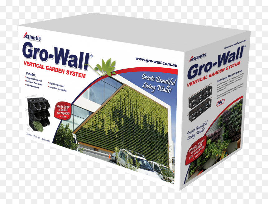 Transparent Vertical Garden Png - Atlantis Gro Wall, Png Download - hedge png