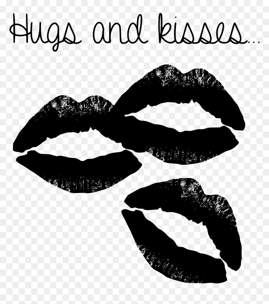 Sexy Hug And Kisses, HD Png Download - lip png