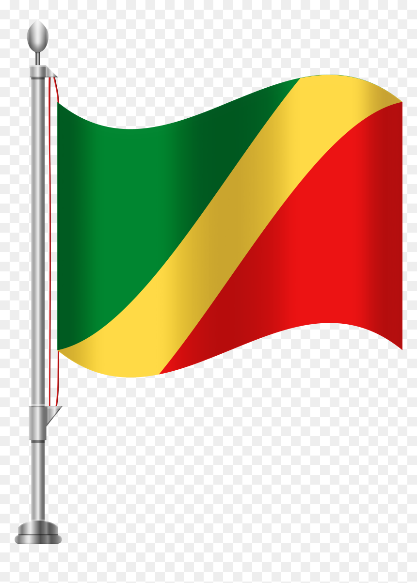 Clipart Car Flag, HD Png Download - flag pole png