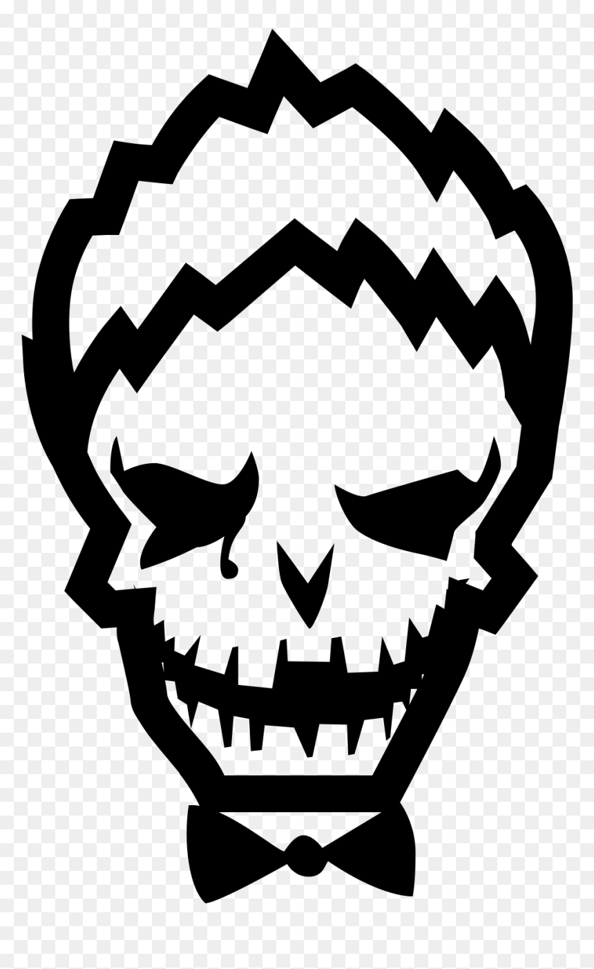 Joker Suicide Squad Icon Clipart , Png Download - Suicide Squad Joker Logo, Transparent Png - suicide squad logo png