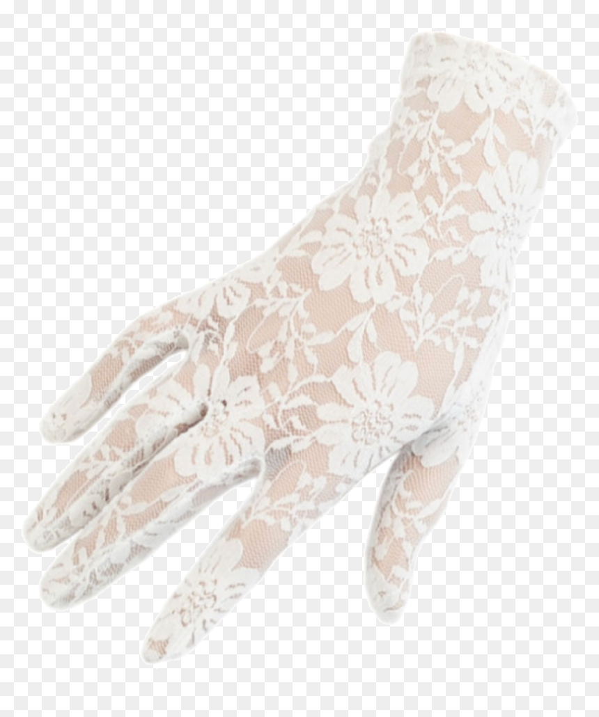 Transparent Png White Gloves Png, Png Download - white lace png
