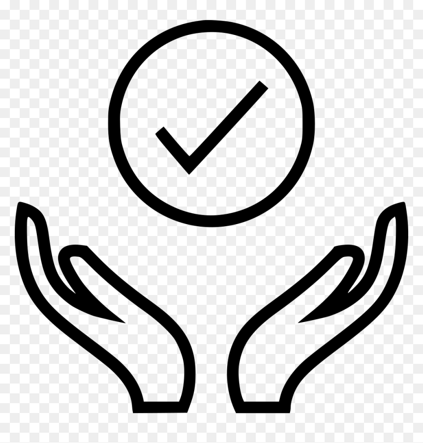 Money Hands Circle Check Mark Comments - Check Icon Png White Circle, Transparent Png - check mark icon png