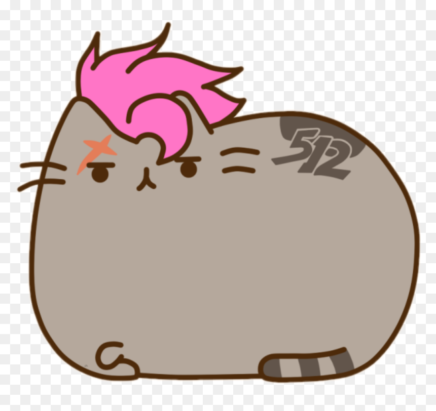 Transparent Porcupine Clipart - Zarya Pusheen, HD Png Download - zarya png