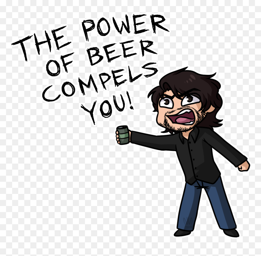 “the Power Of Beer Compels You @markiplier ” , Png - Stan The Water Man And Jimmy Markiplier, Transparent Png - markiplier png