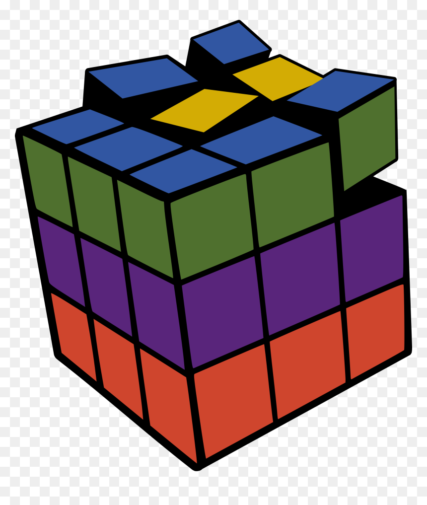 Puzzles Clipart Rubik"s Cube - Rubik's Cube, HD Png Download - rubix cube png