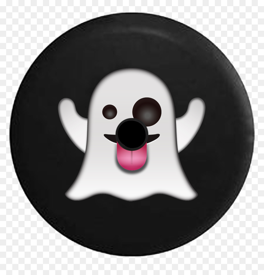 Jeep Wrangler Jl Backup Camera Day Ghost Text Emoji - Ghost Emoji, HD Png Download - camera emoji png