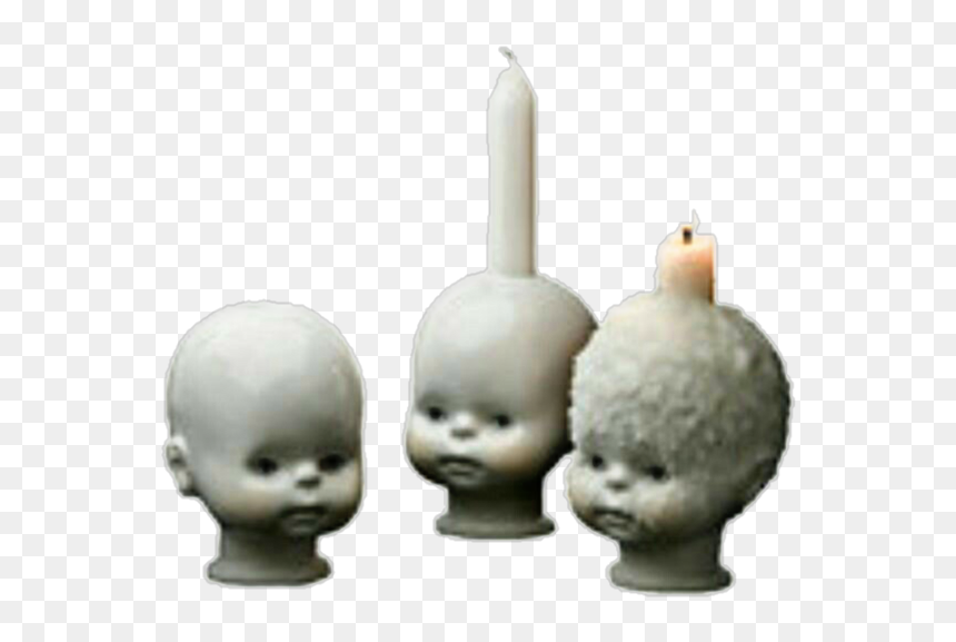 #aesthetic #png #polyvore #candle #babyhead #doll #creepy - Creepy Aesthetic Png, Transparent Png - creepy png