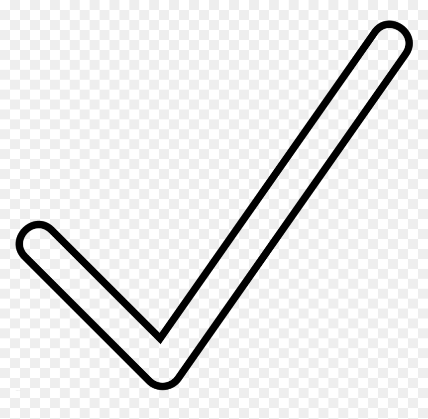 Noun Project White Check Mark, HD Png Download - check mark icon png