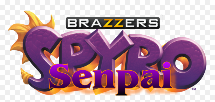 #brazzers #spyrothedragon #senpai - Graphic Design, HD Png Download - brazzers png