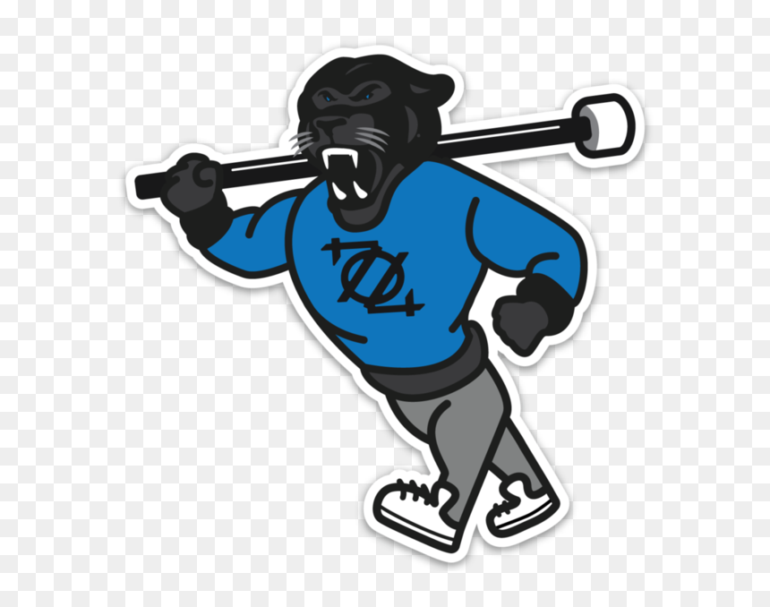 Panther Baseball Clipart, HD Png Download - baseball clipart png