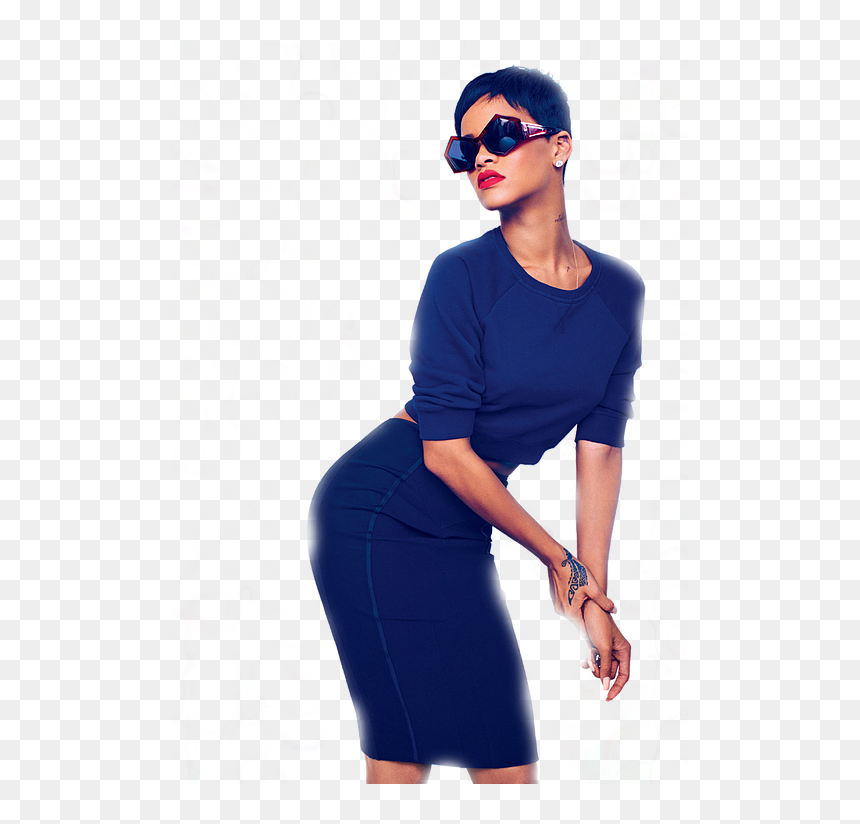 Fashion Design Icon Png , Png Download - Shooting Photo Rihanna Cheveux Court, Transparent Png - rihanna png