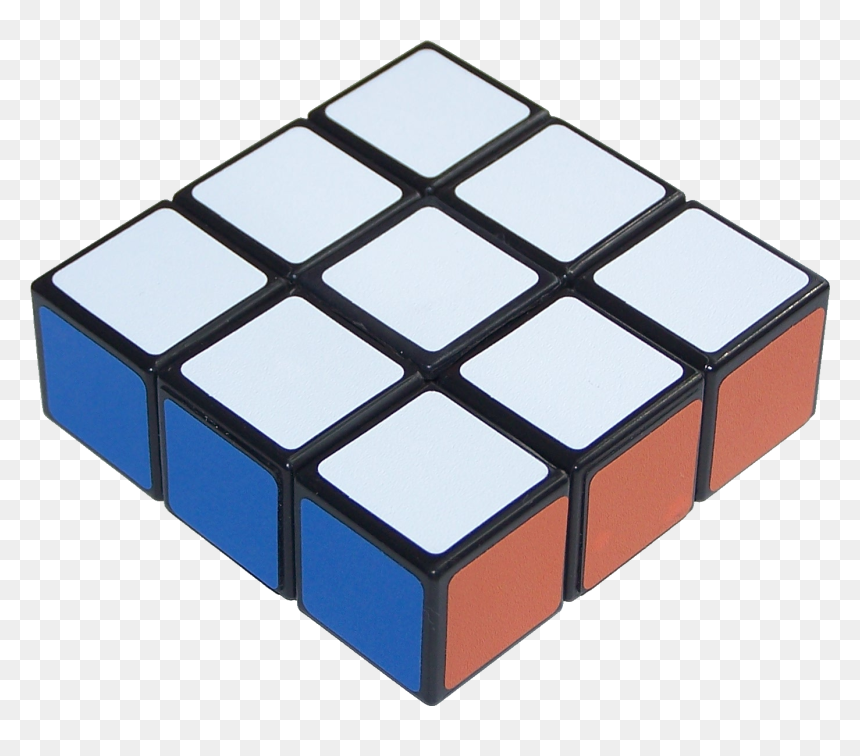 Floppy Cube Solved 1 - Floppy Cube, HD Png Download - rubix cube png