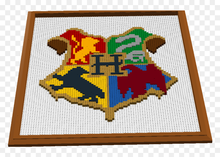 Cross-stitch , Png Download - Hogwarts Crest Cross Stitch, Transparent Png - hogwarts crest png