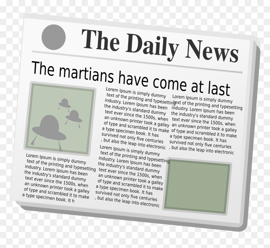 Old Newspaper Article About Technology, HD Png Download - journal png