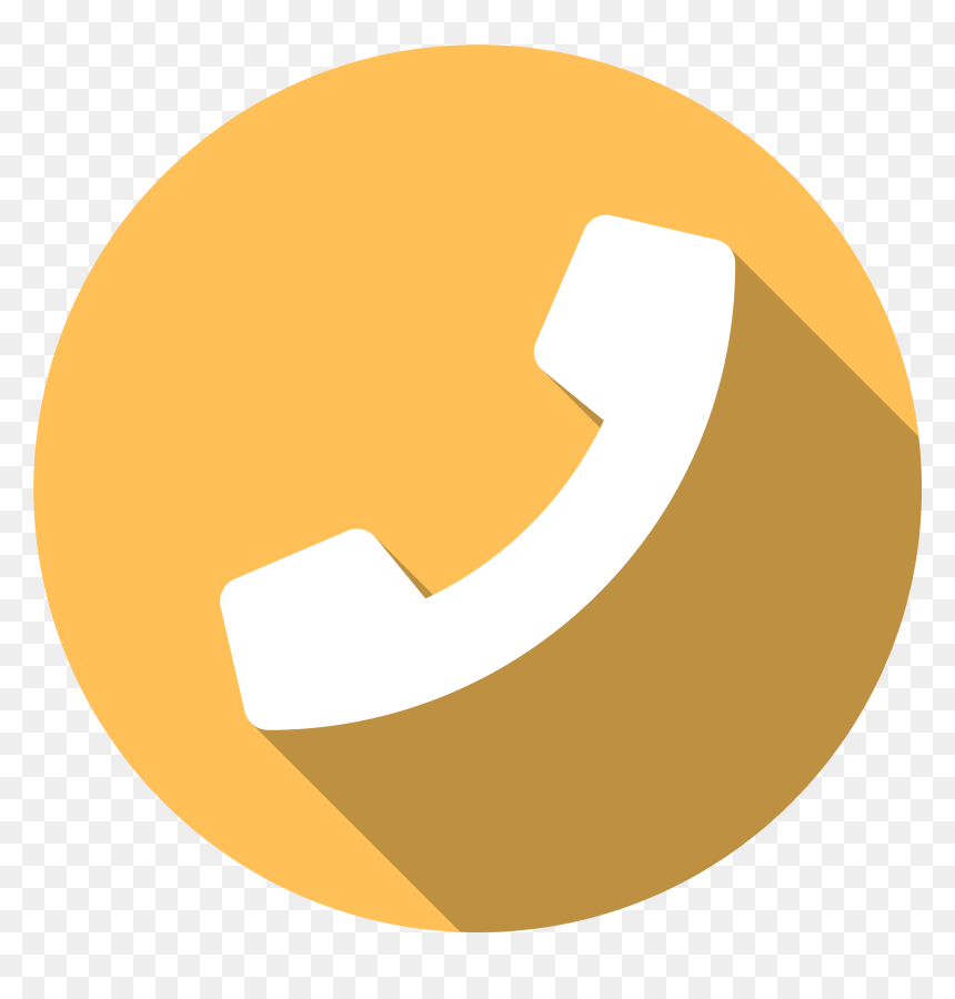 Circle, HD Png Download - telephone icon png