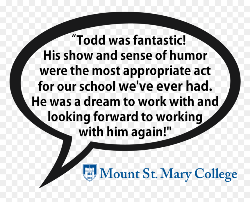 Circle , Png Download - Mount Saint Mary College, Transparent Png - word balloon png