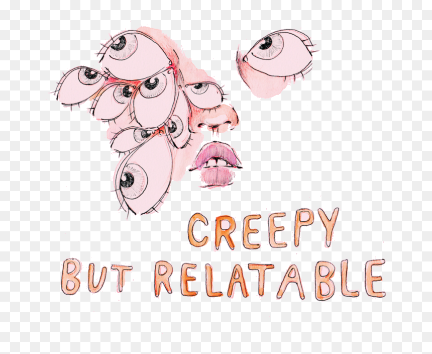 Illustration , Png Download - Sticker, Transparent Png - creepy png