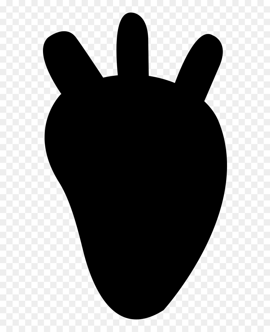 Heart Silhouette, HD Png Download - heart silhouette png