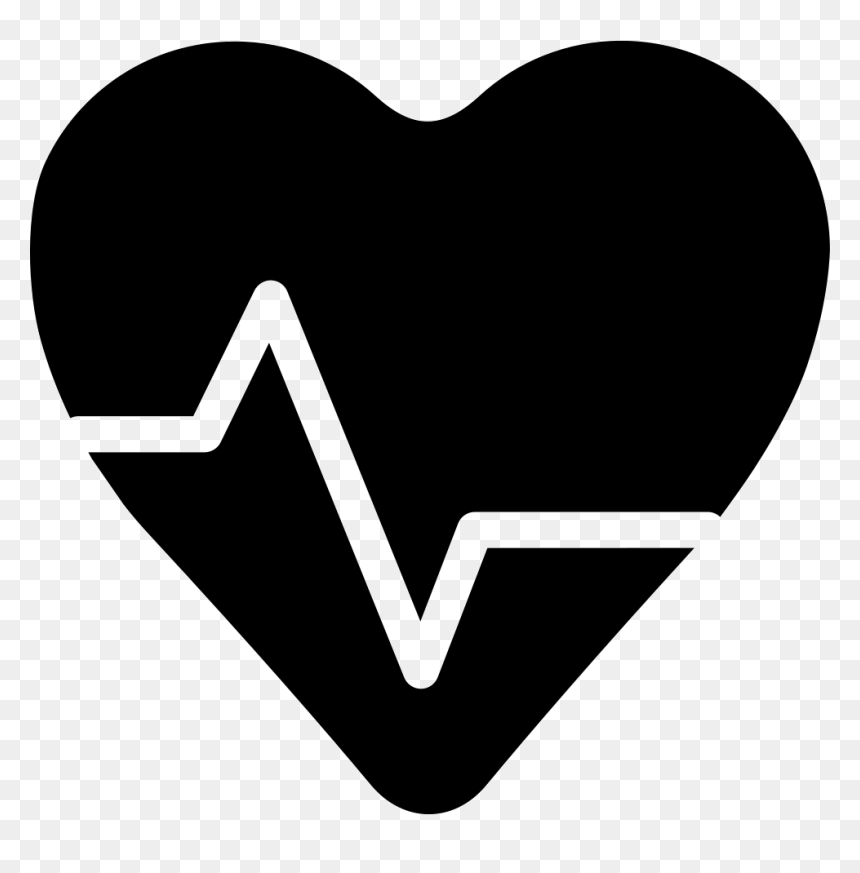 Png File Svg - Health Black And White, Transparent Png - heart silhouette png