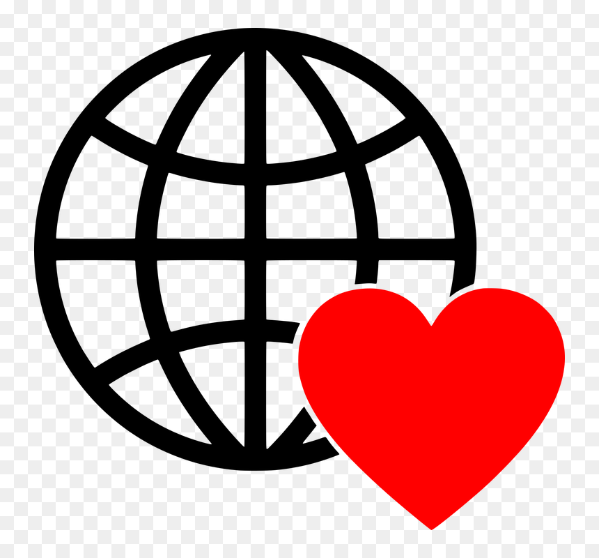 Transparent Background Website Icon, HD Png Download - heart silhouette png